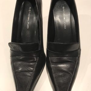 Bandolino leather loafer heels